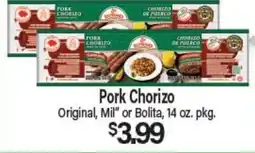 Angelo Caputo's Fresh Market Pork Chorizo offer