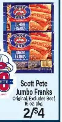 Angelo Caputo's Fresh Market Scott Pete Jumbo Franks offer