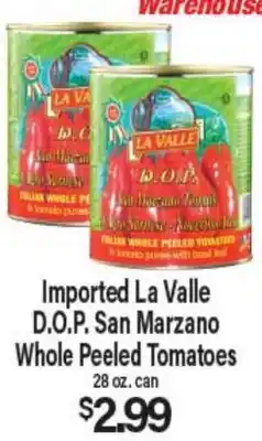 Angelo Caputo's Fresh Market Imported La Valle D.O.P. San Marzano Whole Peeled Tomatoes offer