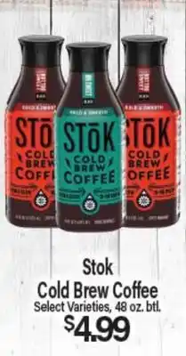 Angelo Caputo's Fresh Market Stok Cold Brew Coffee offer