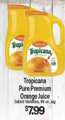 Angelo Caputo's Fresh Market Tropicana Pure Premium Orange Juice offer