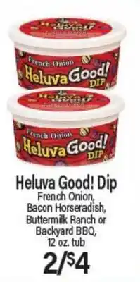 Angelo Caputo's Fresh Market Heluva Good! Dip offer