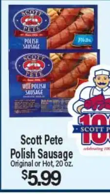 Angelo Caputo's Fresh Market Scott Pete Polish Sausage offer