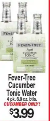 Angelo Caputo's Fresh Market Fever-Tree Cucumber Tonic Water offer