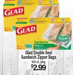 Angelo Caputo's Fresh Market Glad Double Seal Sandwich Zipper Bags offer