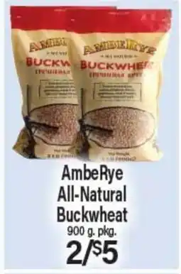 Angelo Caputo's Fresh Market AmbeRye All-Natural Buckwheat offer