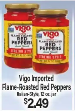 Angelo Caputo's Fresh Market Vigo Imported Flame-Roasted Red Peppers offer