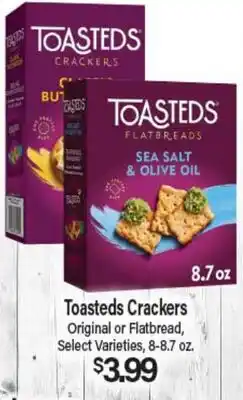 Angelo Caputo's Fresh Market Toasteds Crackers offer