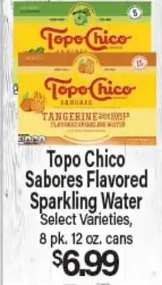 Angelo Caputo's Fresh Market Topo Chico Sabores Flavored Sparkling Water offer