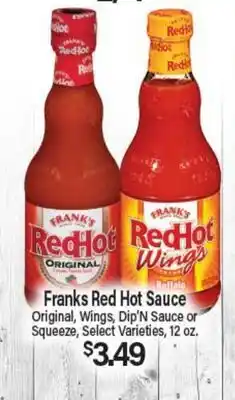Angelo Caputo's Fresh Market Franks Red Hot Sauce offer