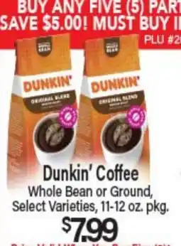 Angelo Caputo's Fresh Market Dunkin' Coffee offer