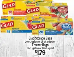 Angelo Caputo's Fresh Market Glad Storage Bags offer