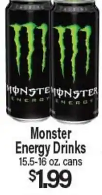Angelo Caputo's Fresh Market Monster Energy Drinks offer