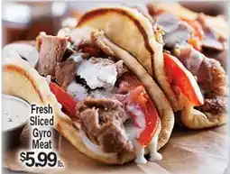 Angelo Caputo's Fresh Market Fresh Sliced Gyro Meat offer