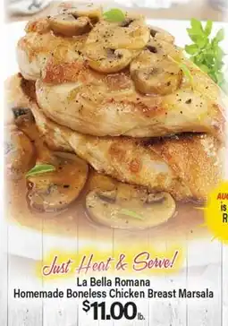 Angelo Caputo's Fresh Market La Bella Romana Homemade Boneless Chicken Breast Marsala offer