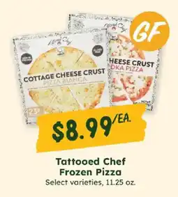 Sprouts Farmers Market Tattooed Chef Frozen Pizza offer