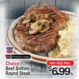 Angelo Caputo's Fresh Market Choice Beef Bottom Round Steak offer