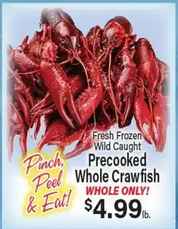 Angelo Caputo's Fresh Market Fresh Frozen Wild Caught Precooked Whole Crawfish offer