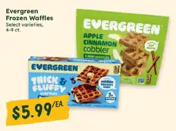 Sprouts Farmers Market Evergreen frozen waffles offer