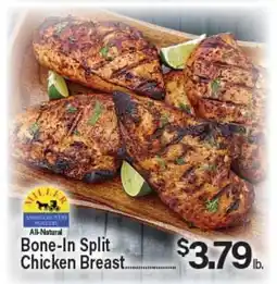 Angelo Caputo's Fresh Market All-Natural Bone-In Split Chicken Breast offer