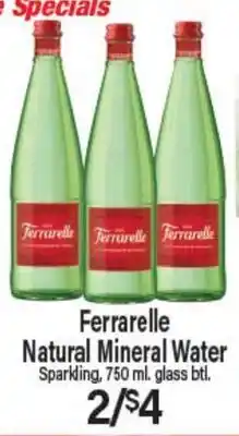 Angelo Caputo's Fresh Market Ferrarelle Natural Mineral Water offer