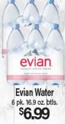 Angelo Caputo's Fresh Market Evian Water offer