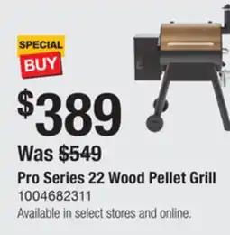 The Home Depot TRAEGER Pro Series 22 Wood Pellet Grill offer