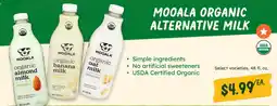 Sprouts Farmers Market Moala organic alternative milk offer