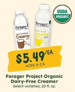 Sprouts Farmers Market Forager Project Organic Dairy-Free Creamer offer