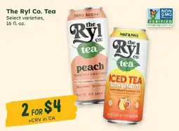 Sprouts Farmers Market The Ryl Co. Tea offer
