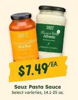 Sprouts Farmers Market Sauz Pasta Sauce offer