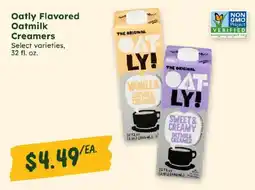 Sprouts Farmers Market Oatly flavored oatmilk creamers offer