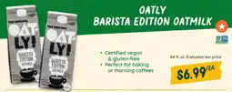 Sprouts Farmers Market Oatly barista edition oatmilk offer
