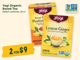 Sprouts Farmers Market Yogi Organic Boxed Tea offer