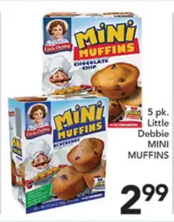 Pete's Fresh Market 5 pk. Little Debbie MINI MUFFINS offer