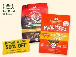Sprouts Farmers Market Stella & Chewy's Pet Food All Items offer