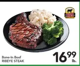Pete's Fresh Market Bone-In Beef RIBEYE STEAK offer