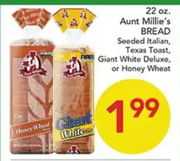 Pete's Fresh Market Aunt Millie's BREAD offer