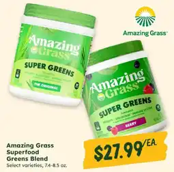 Sprouts Farmers Market Amazing Grass Superfood Greens Blend offer
