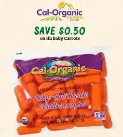 Sprouts Farmers Market Cal-Organic Baby-Cut Carrots offer