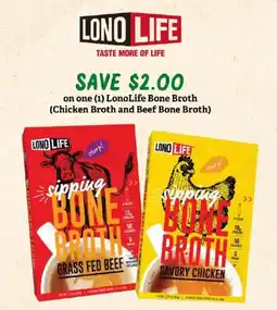Sprouts Farmers Market Lono Life Bone Broth offer