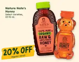 Sprouts Farmers Market Nature Nate's honey offer