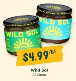 Sprouts Farmers Market Wild Sol All Items offer
