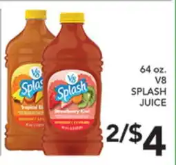 Pete's Fresh Market 64 oz. V8 SPLASH JUICE offer