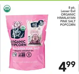 Pete's Fresh Market LESSER EVIL ORGANIC HIMALAYAN PINK SALT POPCORN offer