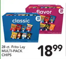 Pete's Fresh Market 28 ct. Frito Lay MULTI-PACK CHIPS offer
