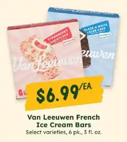 Sprouts Farmers Market Van Leeuwen French Ice Cream Bars offer