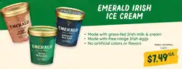 Sprouts Farmers Market Emerald Irish Ice Cream offer