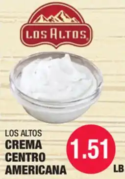Carnicerias Jimenez LOS ALTOS CREMA CENTRO AMERICANA offer