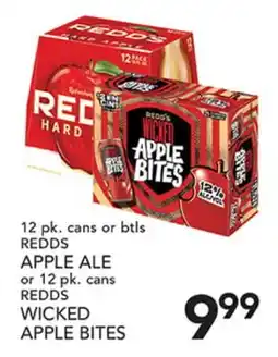 Pete's Fresh Market REDDS APPLE ALE or REDDS WICKED APPLE BITES offer